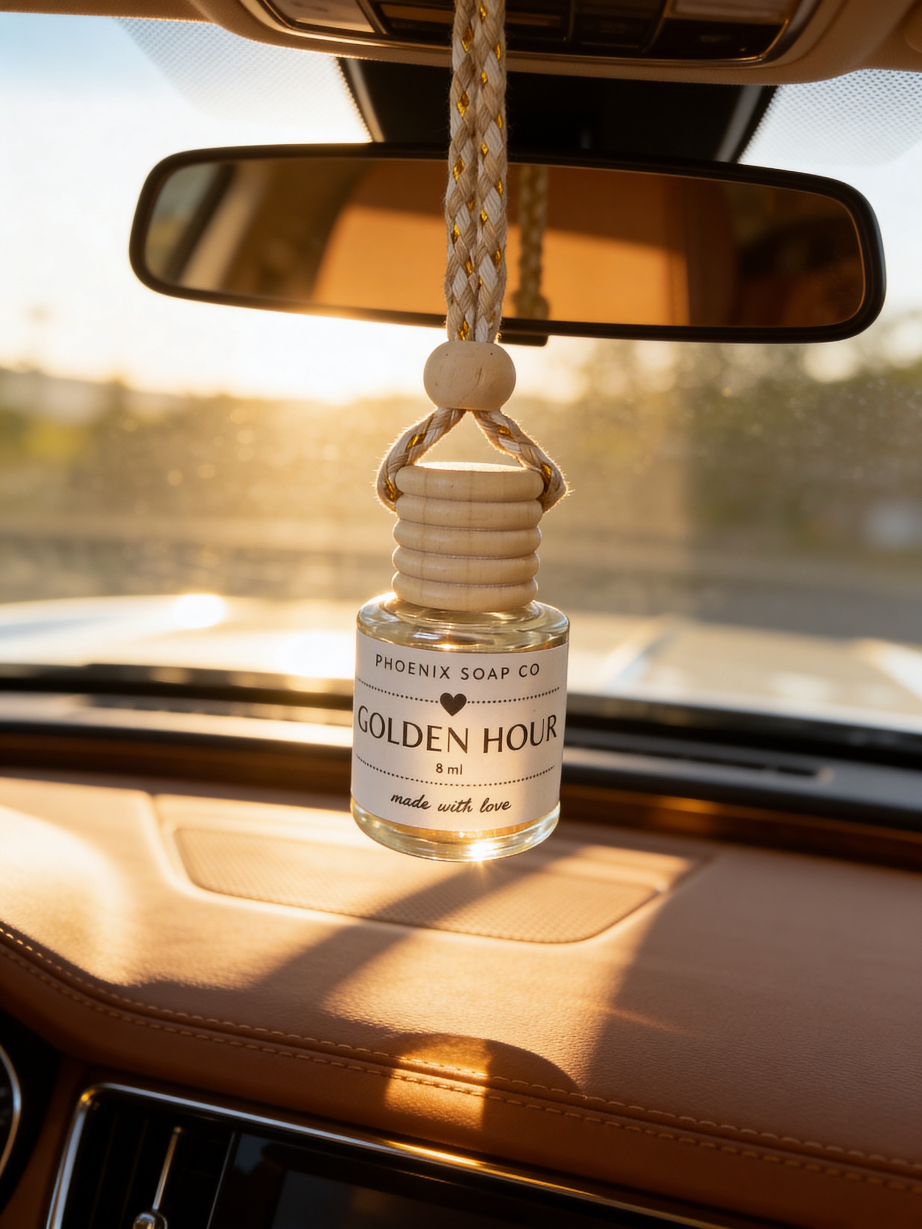 Golden Hour Car Reed Diffuser