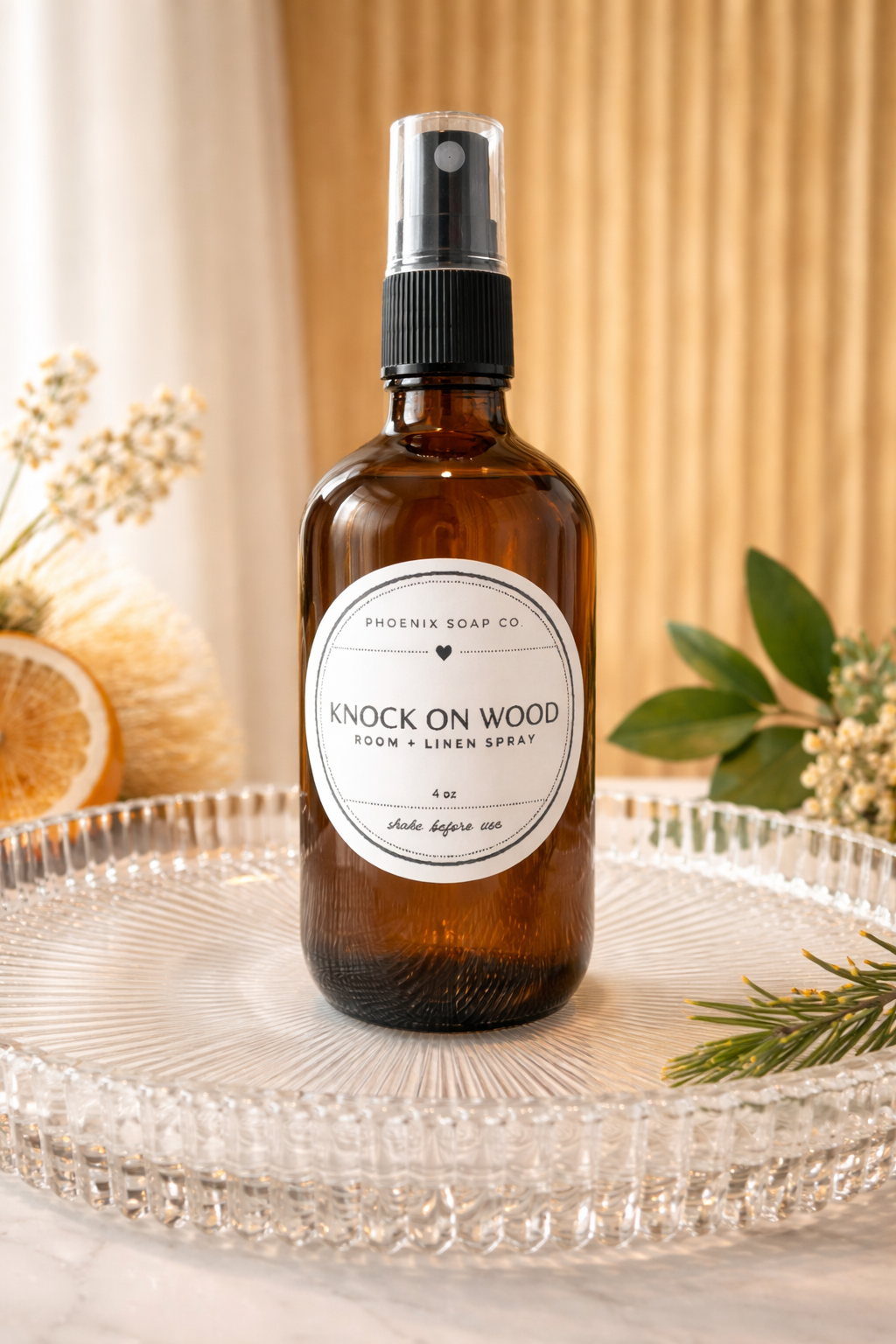 Knock On Wood Room + Linen Spray